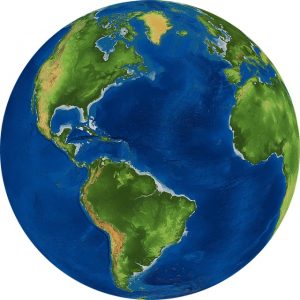 World Map - Atlantic Ocean