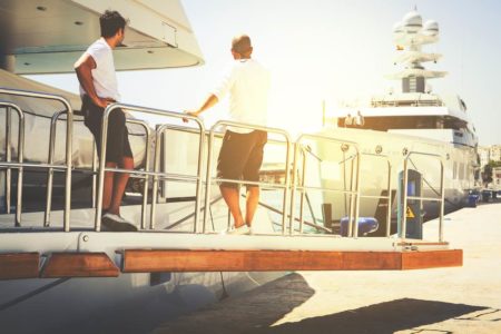 how to start working on a super yacht